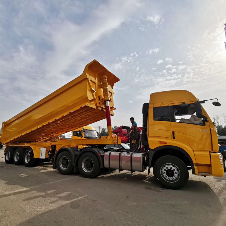 3 Axles U Type Dump Truck Trailers