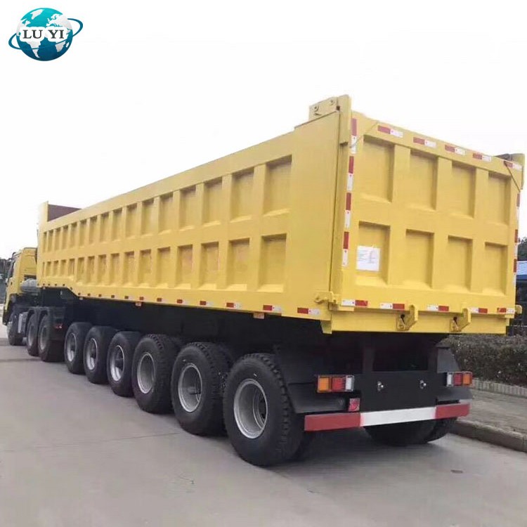 6 Axle 100 Ton Dumper Truck Trailer