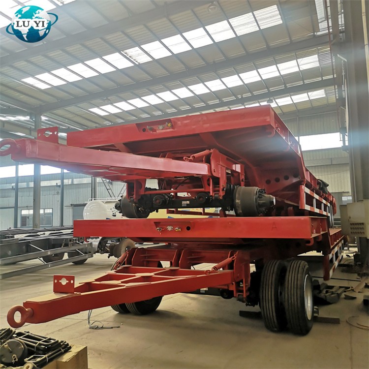 Full Lowbed Low Bed Semi Trailer Drawbar