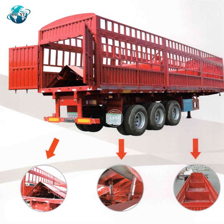 Middle Side Dump Semi Trailer