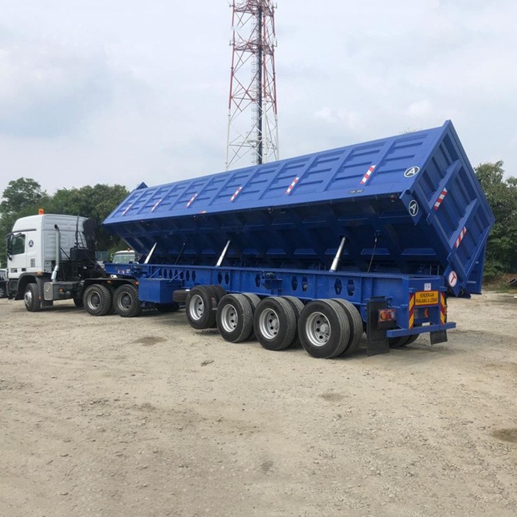 Side Tipper Dump Semi Trailer