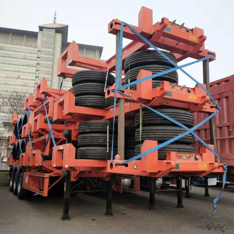 Skeleton Terminal Container Chassis Semi